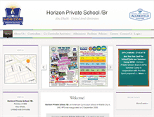 Tablet Screenshot of horizonprivateschool.com